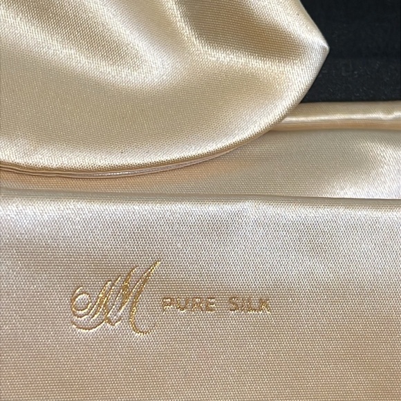 Vintage Art Deco Pure Silk Black Luxury Evening Clutch with Gold Fan Clasp 1950s